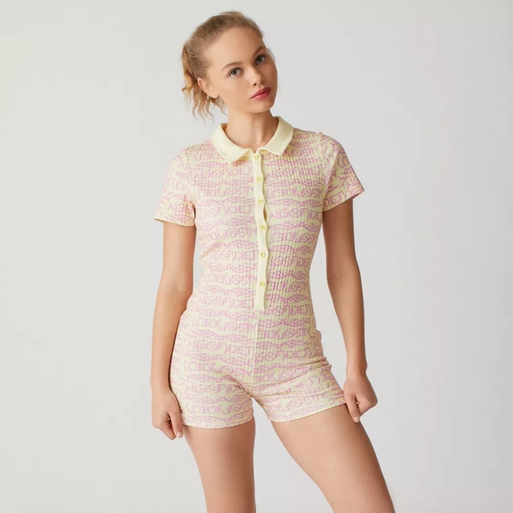 NWT UO Y2K Pastel Tribal Romper